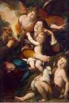 Procaccini Giulio Cesare Holy Family with John the Baptist and Angel - Hermitage